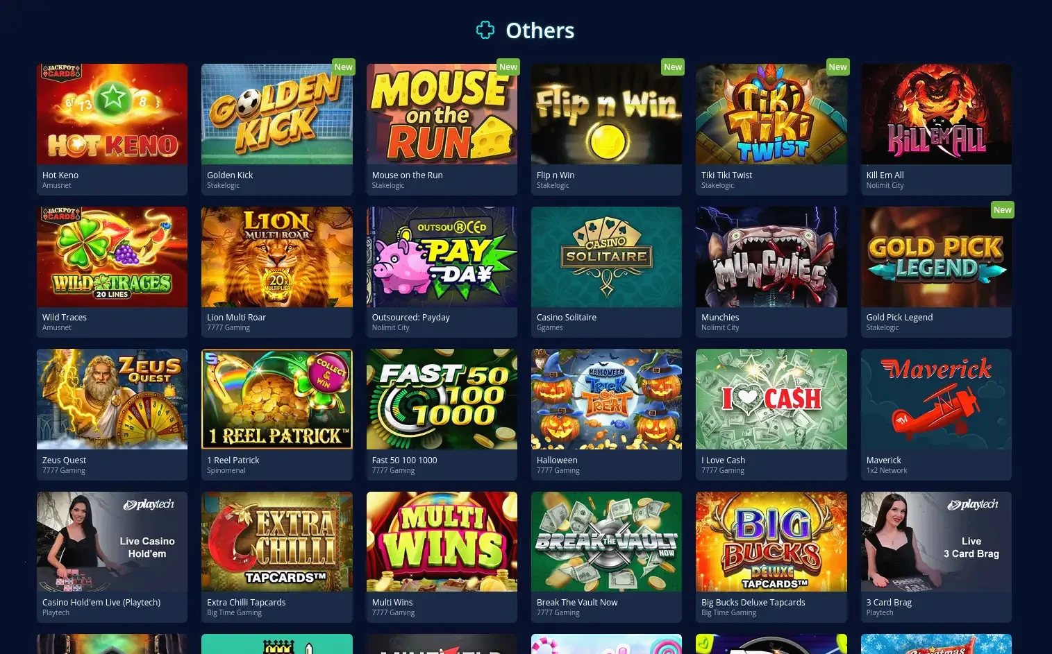 New Lucky online casino speelervaring