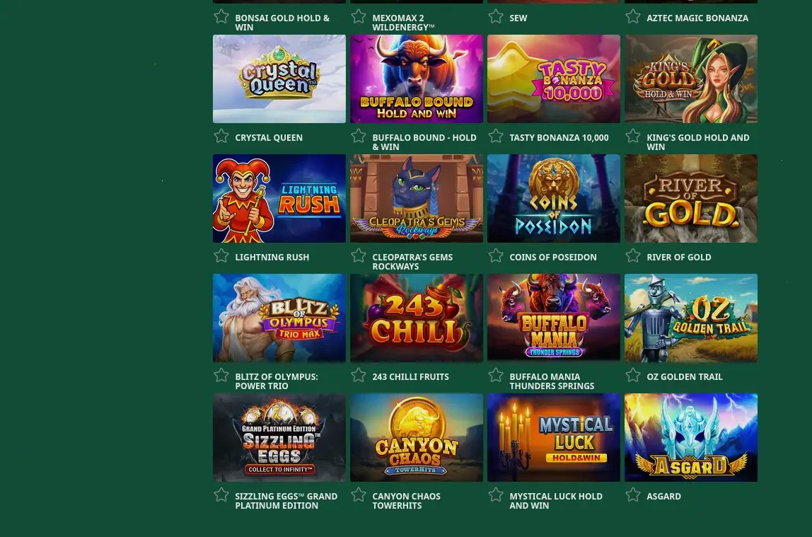Overzicht bonussen en spelaanbod bij New Lucky online casino